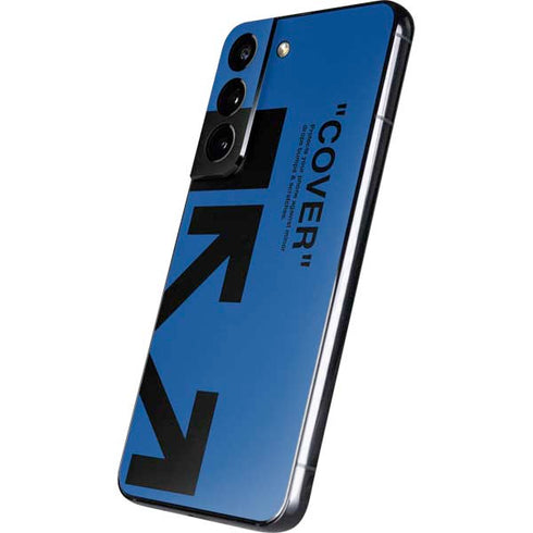 Black and Blue Arrows Galaxy S22 Skin